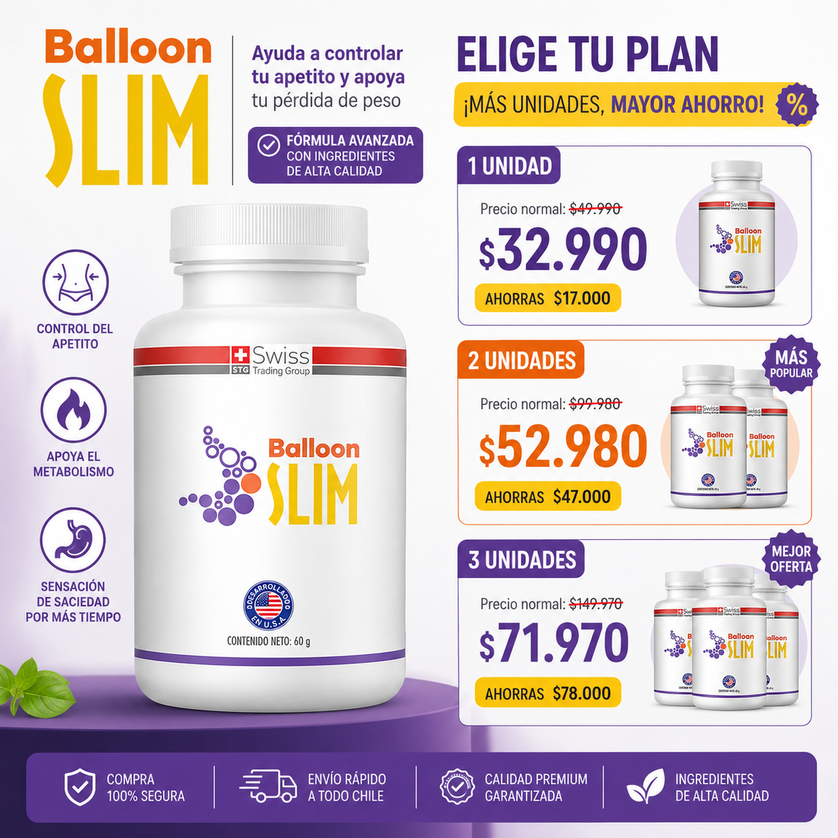 Balloon Slim - El suplemento para bajar de peso TOP del mercado🏆