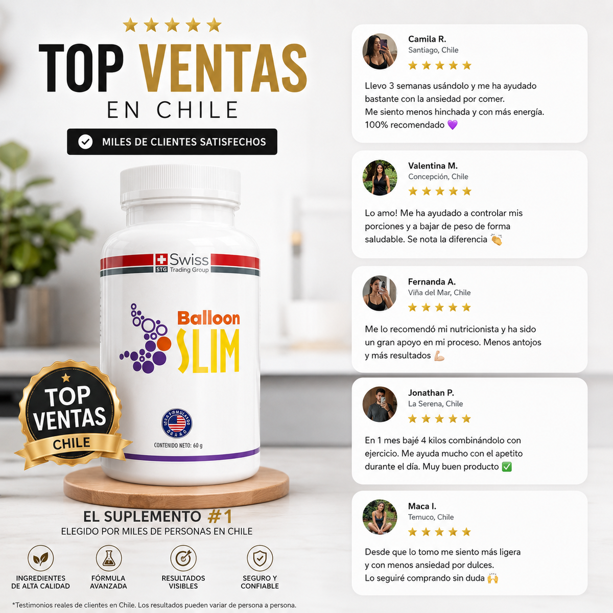 Balloon Slim - El suplemento para bajar de peso TOP del mercado🏆