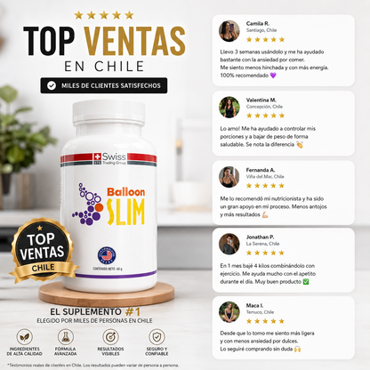 Balloon Slim - El suplemento para bajar de peso TOP del mercado🏆